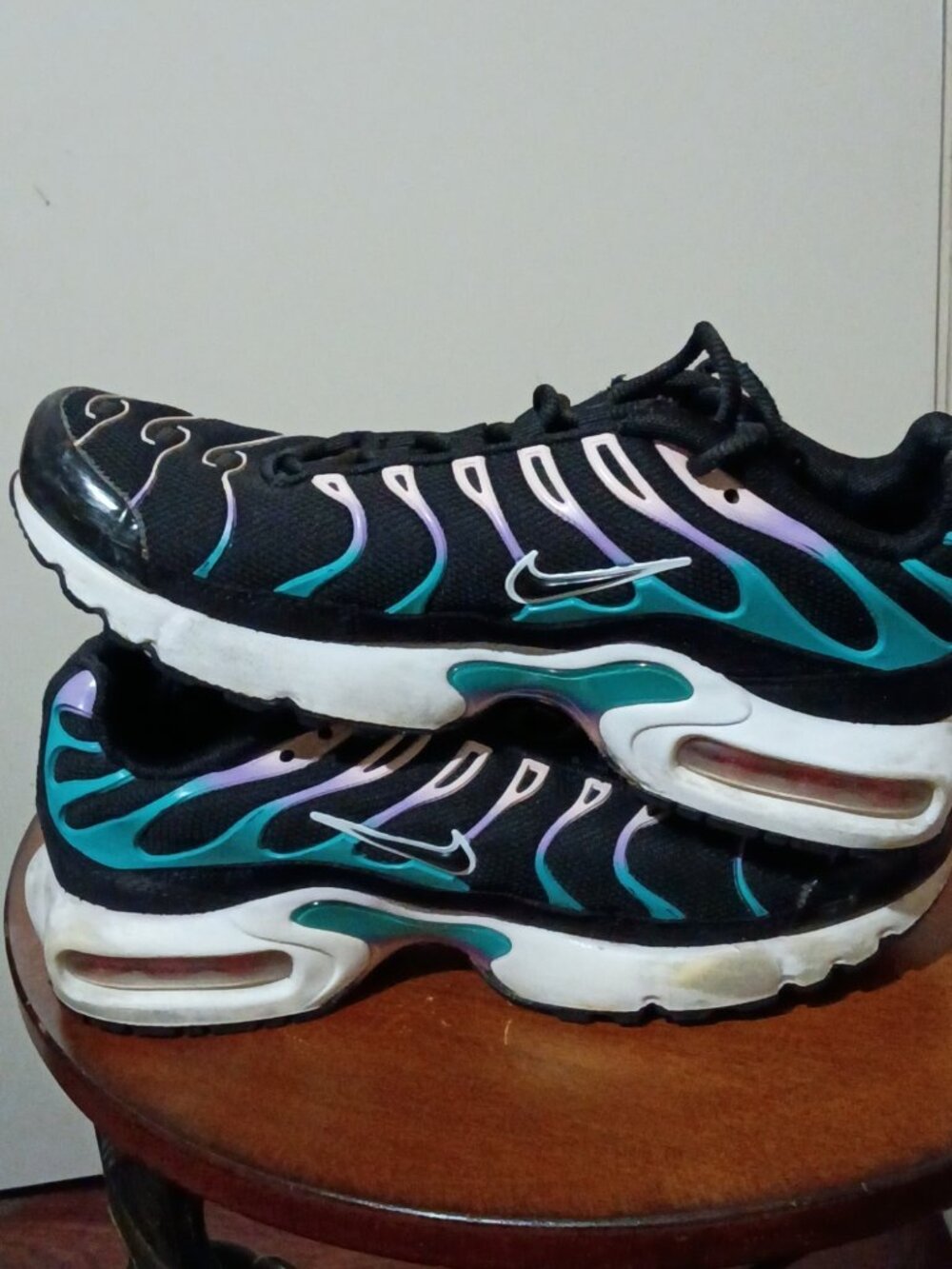Air Max Plus ‘Have a Nike Day’ BQ7224-001 Black Multi Color Size 5Y Sneakers - Picture 12 of 14